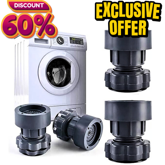 Adjustable Anti Vibration Washing Machine Feet Pads (Set of 4)