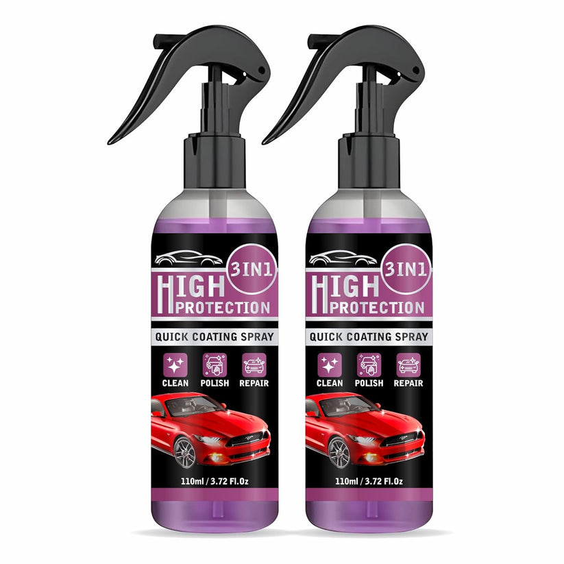 3 IN 1 CERAMIC SHINER✨ 10x More Powerful 🌧️ Hydrophobic Ceramic Coating Spray 💪🛡️🚘 | Buy 1 Get 1 Free🔥🔥🔥