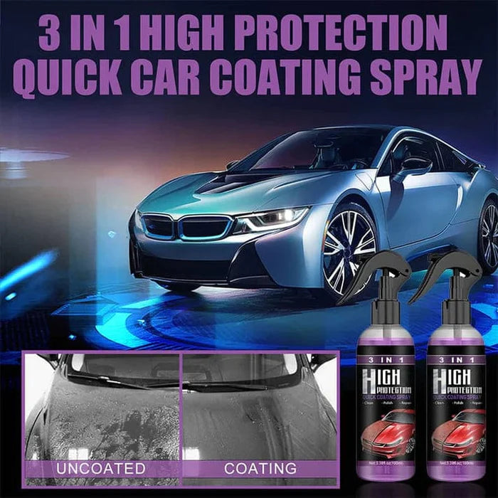 3 IN 1 CERAMIC SHINER✨ 10x More Powerful 🌧️ Hydrophobic Ceramic Coating Spray 💪🛡️🚘 | Buy 1 Get 1 Free🔥🔥🔥